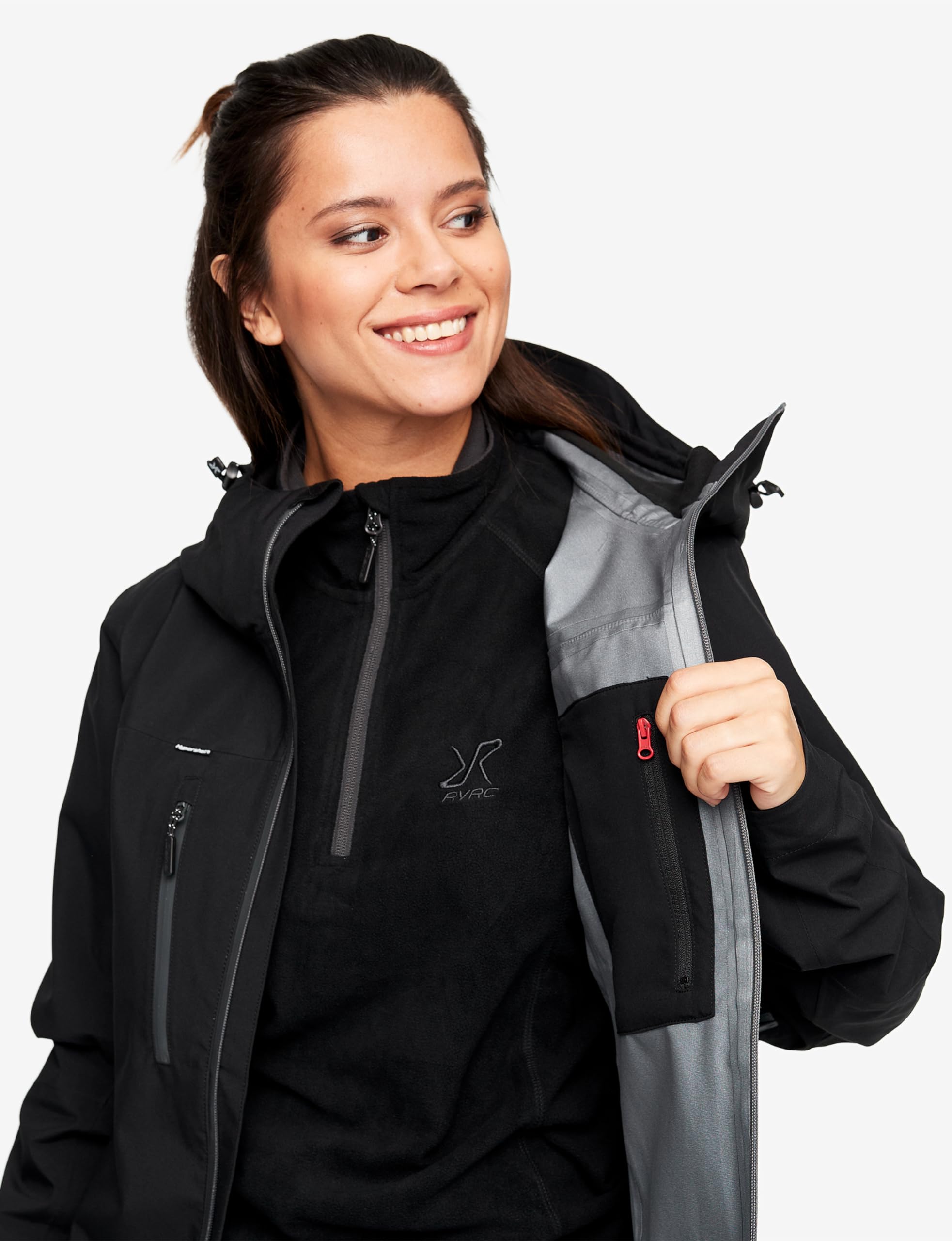 RevolutionRace Silence Proshell Jacket da Donna, Giacca da Donna, giacca aerata e impermeabile per Trekking e altre attività all'aria aperta