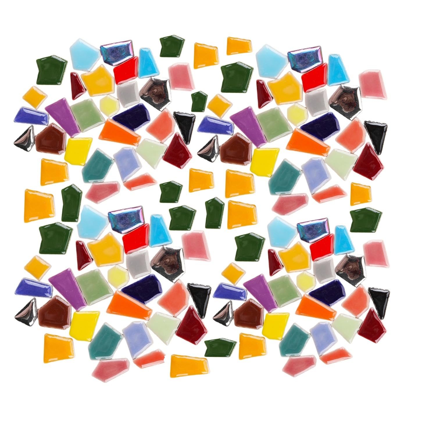 Photo 1 of 1.1lb Mixed Color Ceramic Mosaic Tiles, Craft Waterdrop Mosaic Pieces for DIY Art, Home Decor, Vase & Flower Pot Filling (Waterdrop)