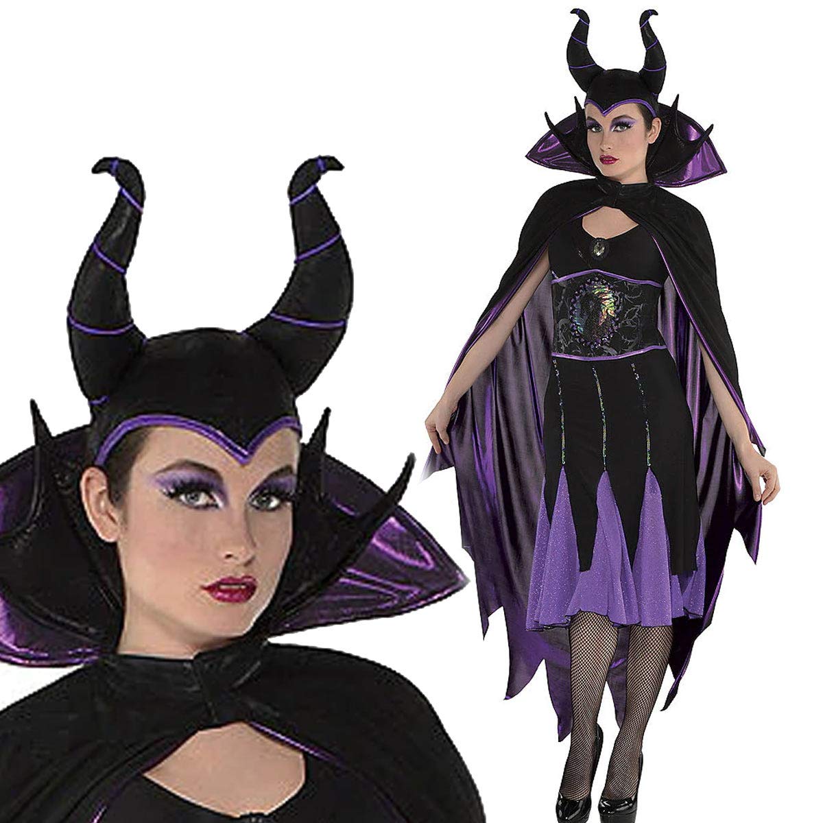 Amazon.co.jp: マレフィセント コスプレ 大人用 仮装 衣装 Maleficent