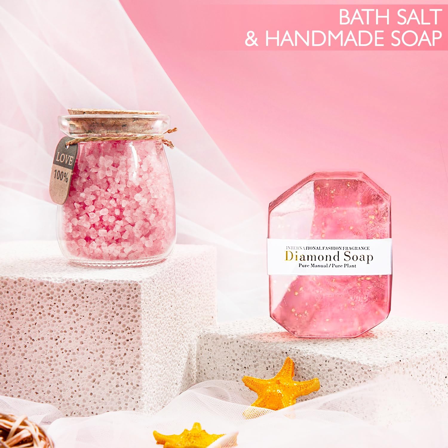 Christmas Gifts for Women, Birthday Gifts for Women, Happy Birthday Gifts Basket for Women, Rose Relaxing Spa Gifts Basket for Best Friends Female Sister Mom Wife Her Girlfriend Coworker Bestie - Image 5