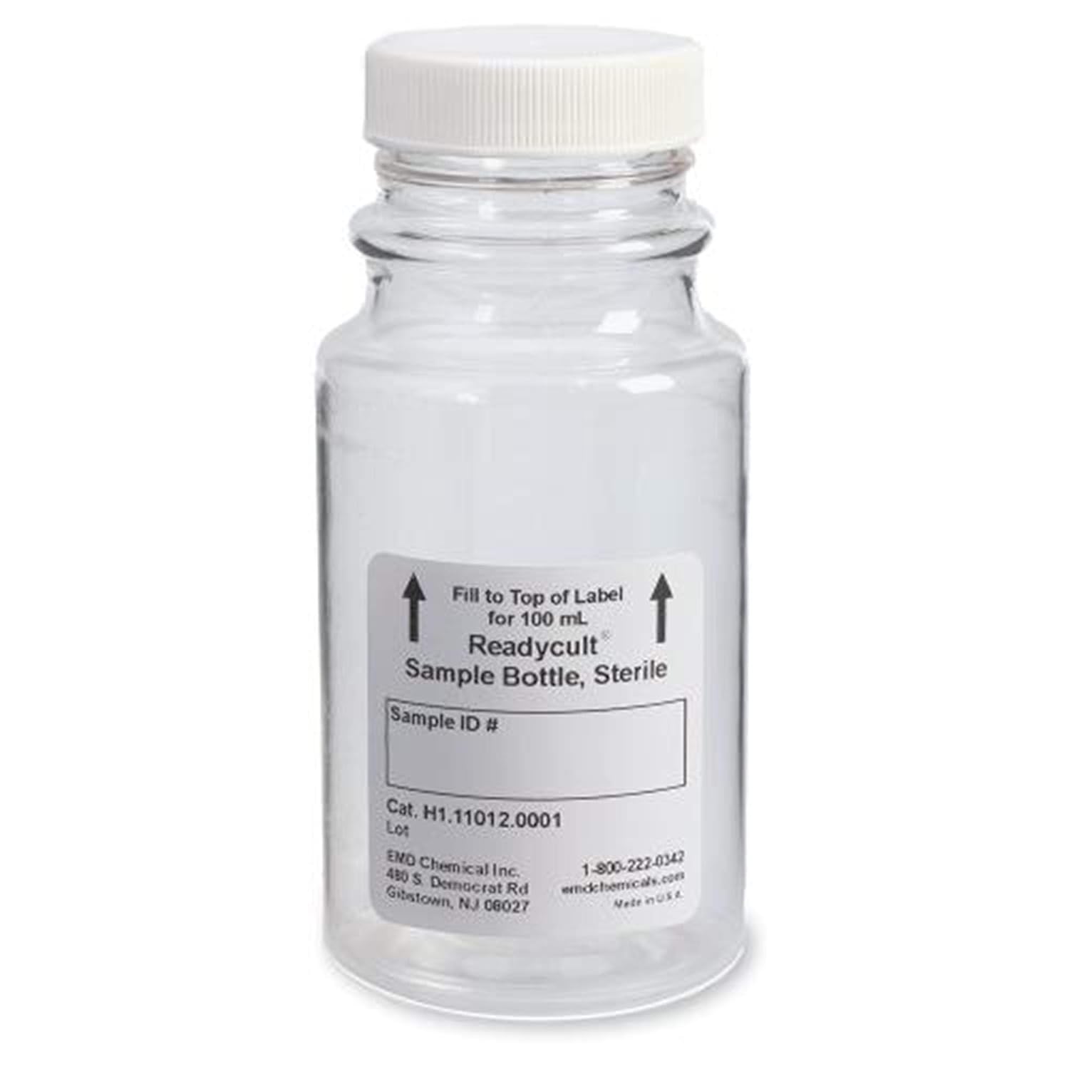 EMD Millipore 1.120SB.0101 Readycult Sample Bottle, Sterile, 120mL