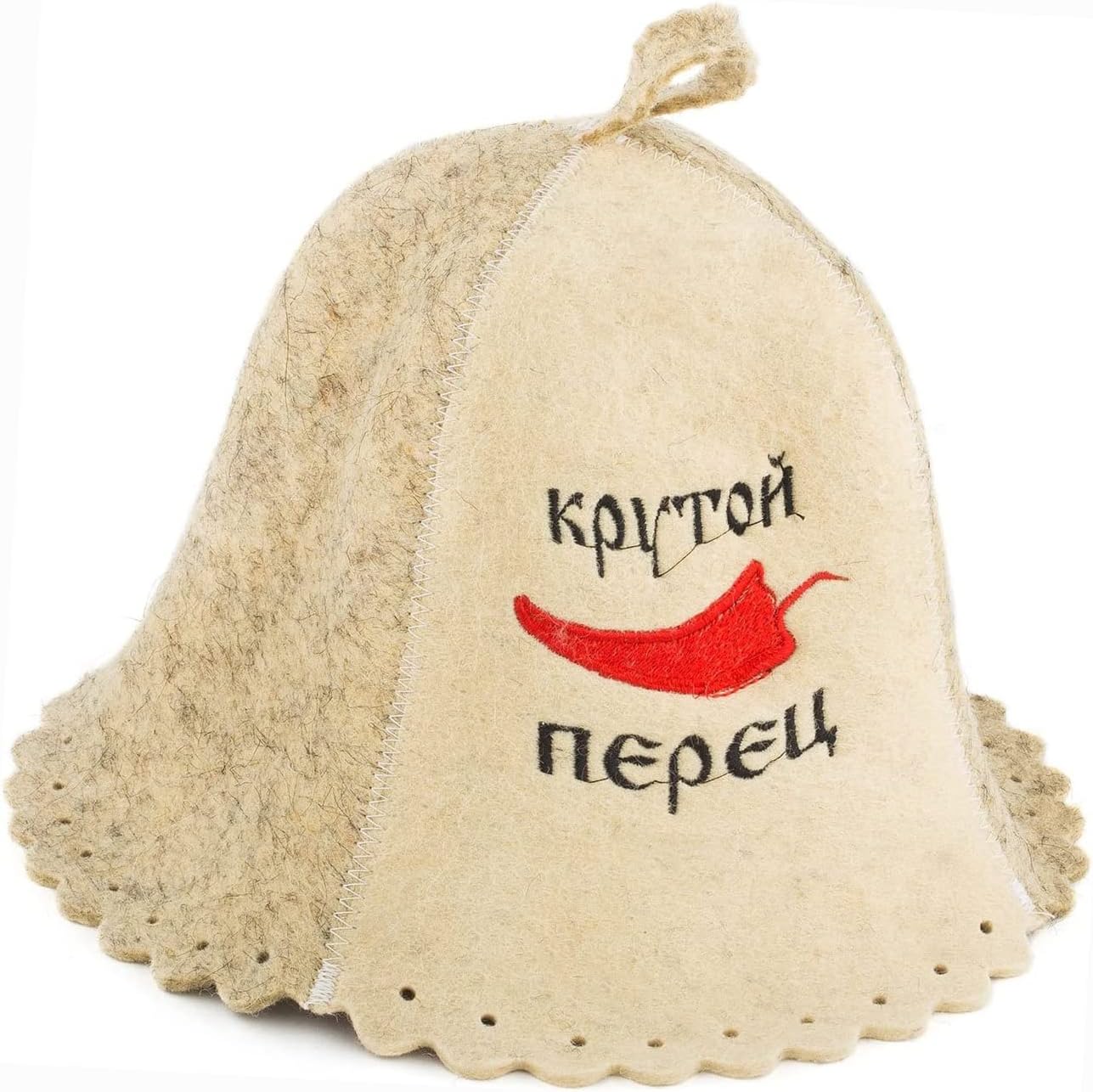 ASKOLD Wool Sauna Hat for Men Russian Embroidery + Sauna Hat for Women