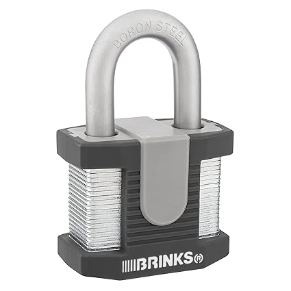 Brinks 672-50001 Home Security Commercial 50mm Laminated Steel Lock