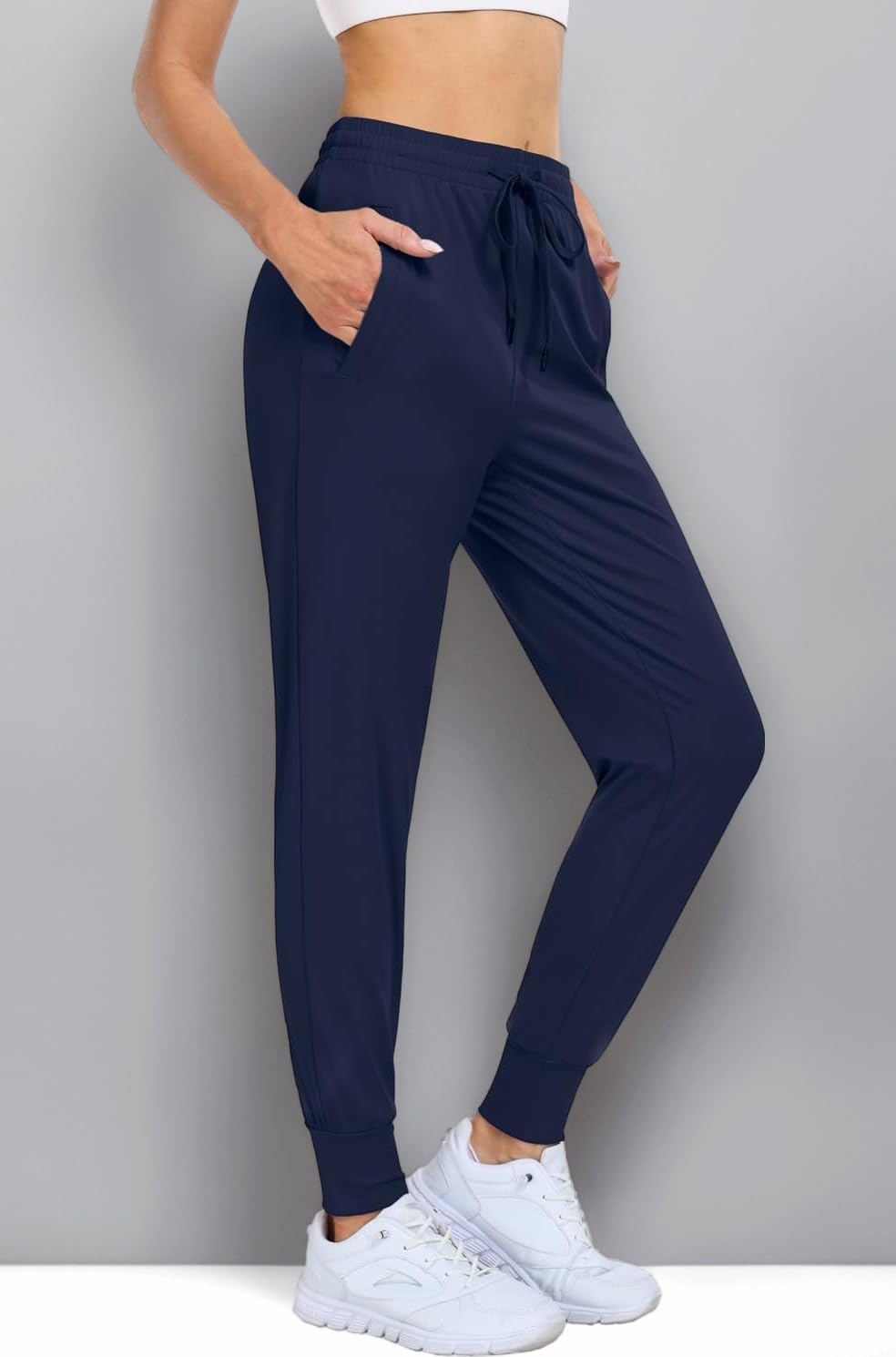 Women's Joggers Pants Drawstring Running Sweats Athletic Workout Gym Yoga Sweatpants with Pockets