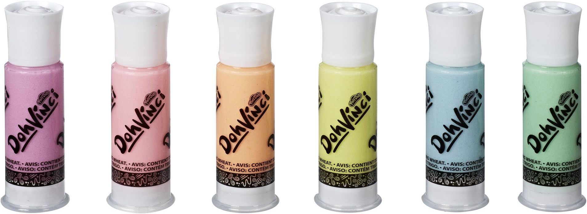 PLAY-DOH DohVinci 6-Pack Drawing Compound - Pastel