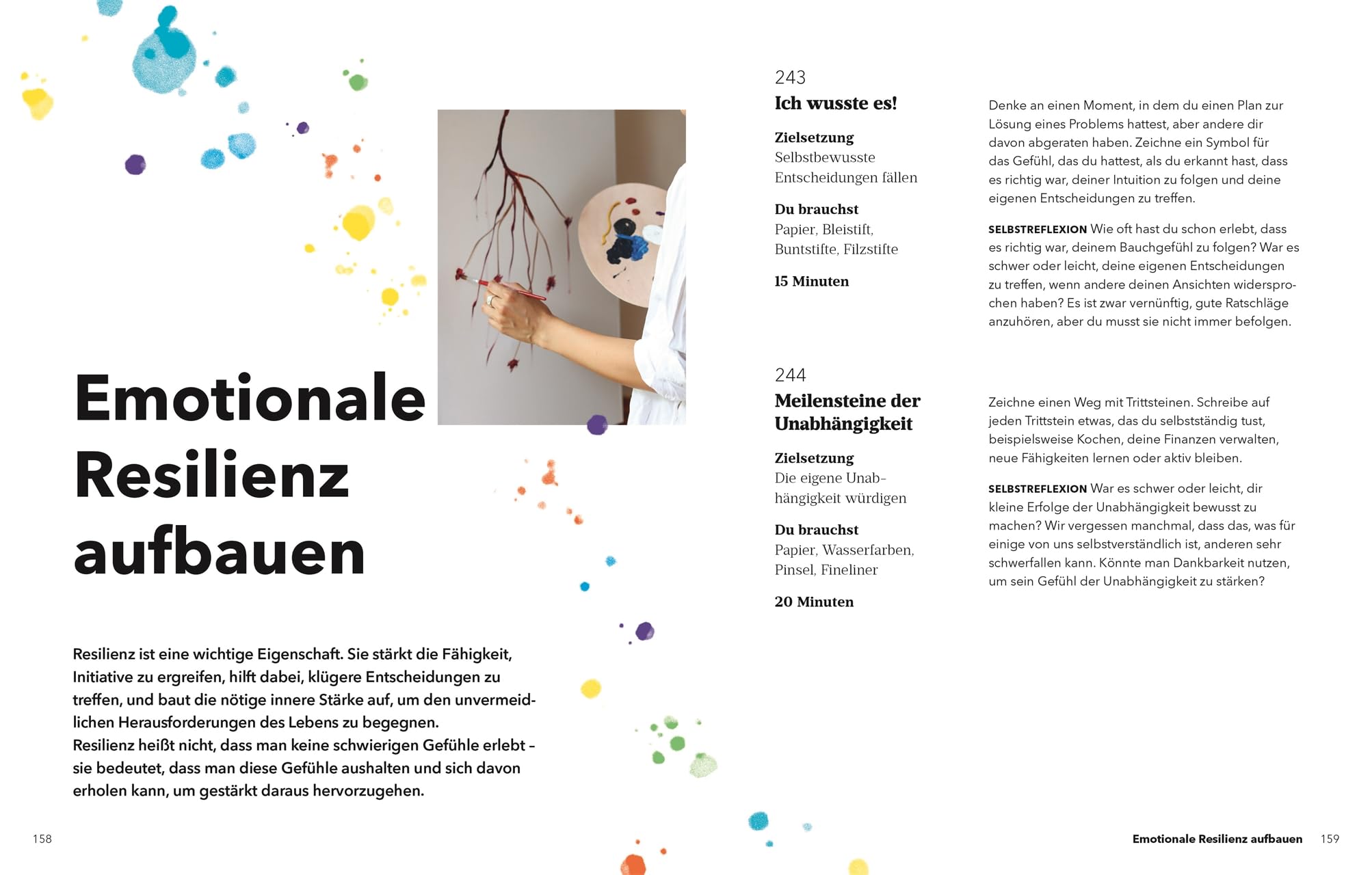 365 kreative Impulse, die dein Leben verändern: Übungen und Techniken der Therapeutischen Kunst für innere Balance. Kreative Methoden zur Selbstfürsorge