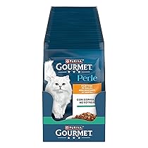 Purina Gourmet Perle Filettini in Salsa Cibo Umido per Gatti con Coniglio 26 Buste da 85g
