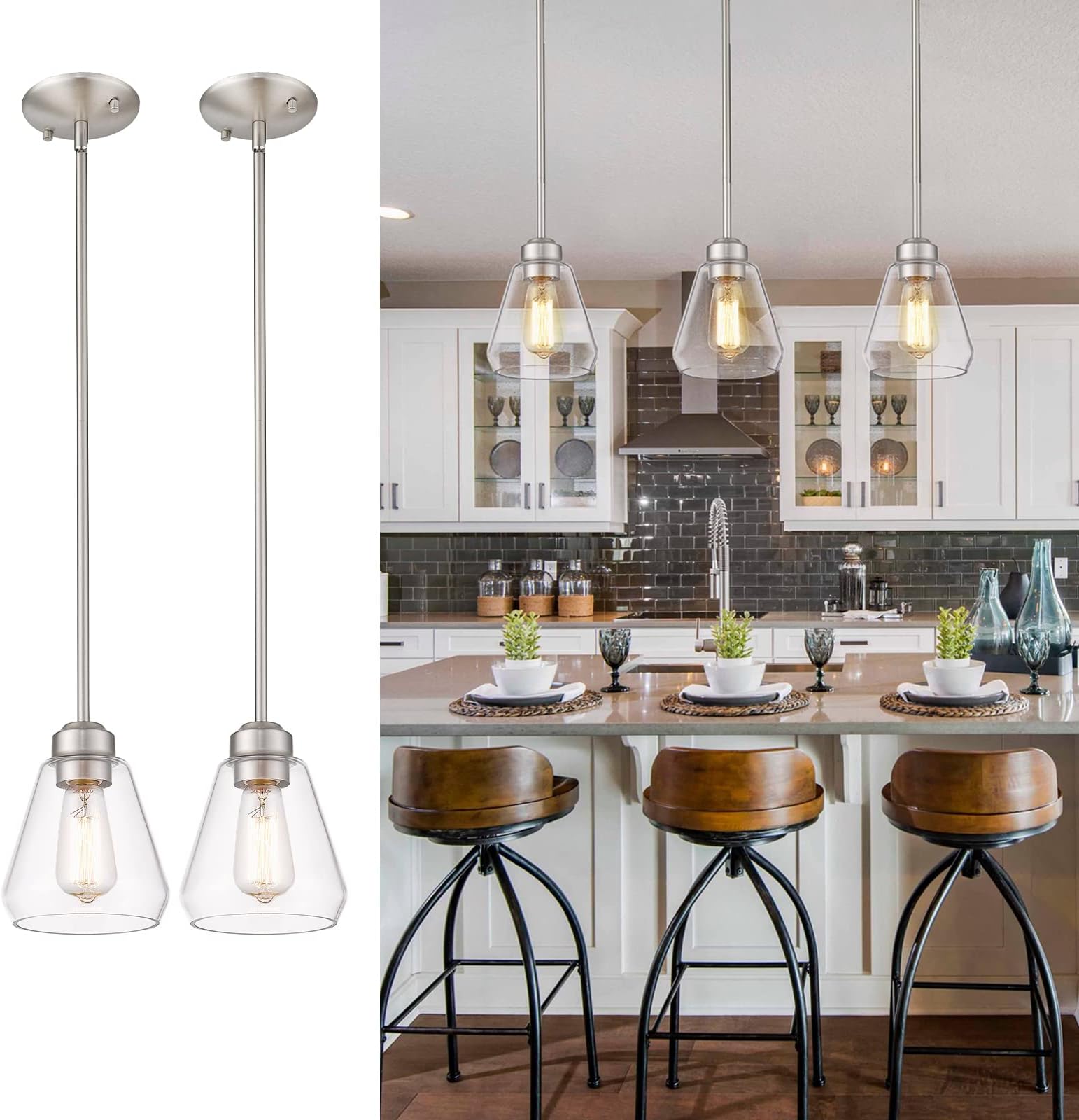 Glass Pendant Light