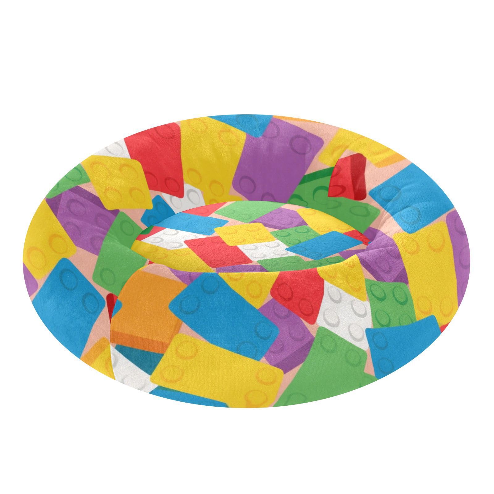 Lit pour chien et chat XS au motif dessin animé coloré pour petits animaux
