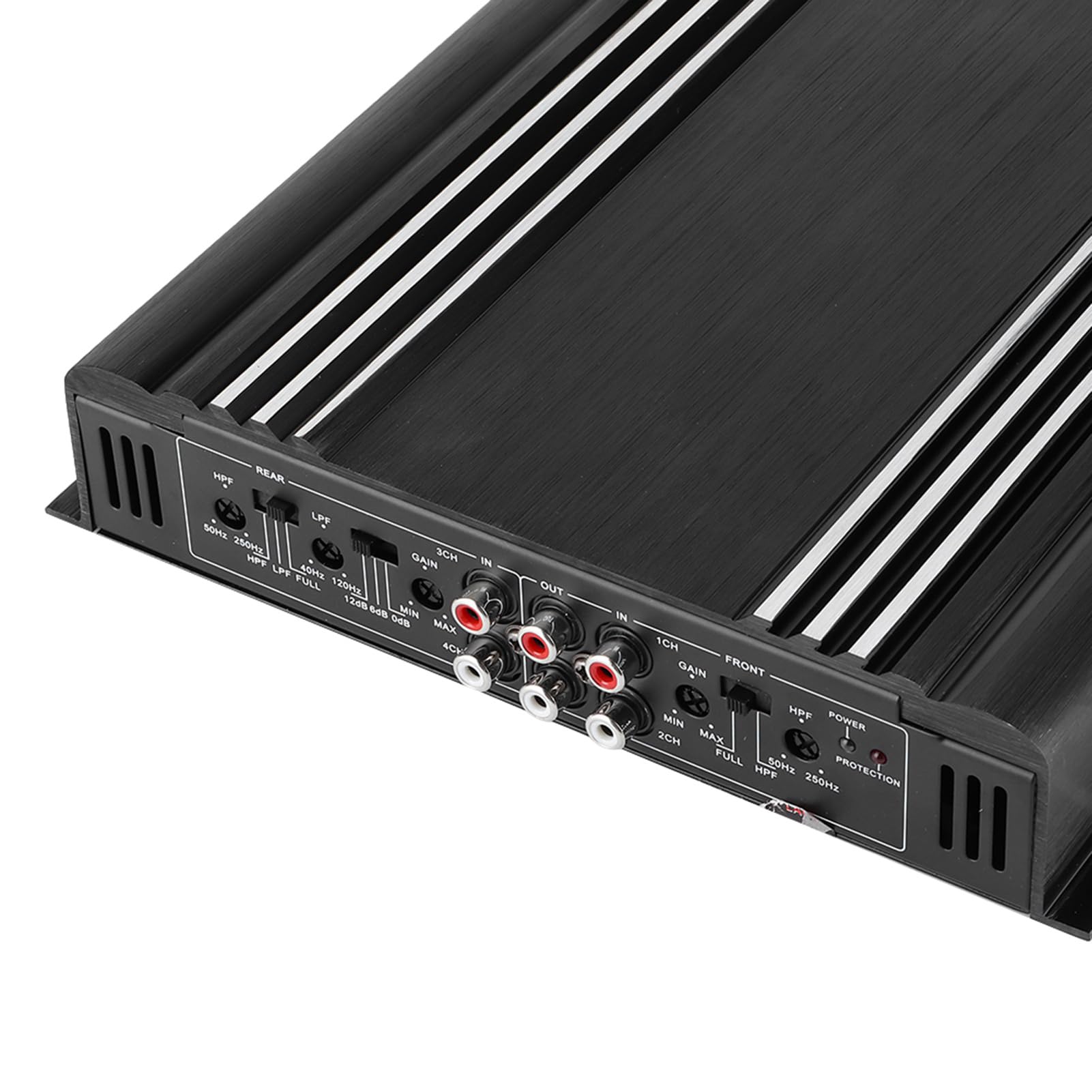AMONIDA Amplificateur Audio 4 Canaux avec Refroidissement en Alliage