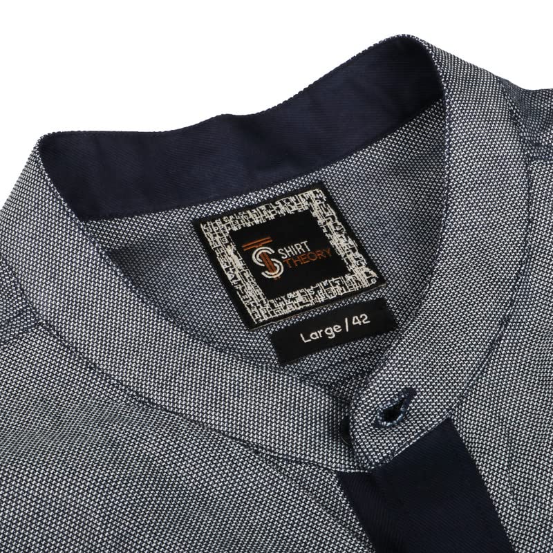 Image of SHIRT THEORY Grey Cotton Full Sleeves Casual Shirt for Men II Premium Cotton Stylish Shirt II Stylish Shirt for Men II Exclusive Style Men Casual Shirt II Luxury Shirts II