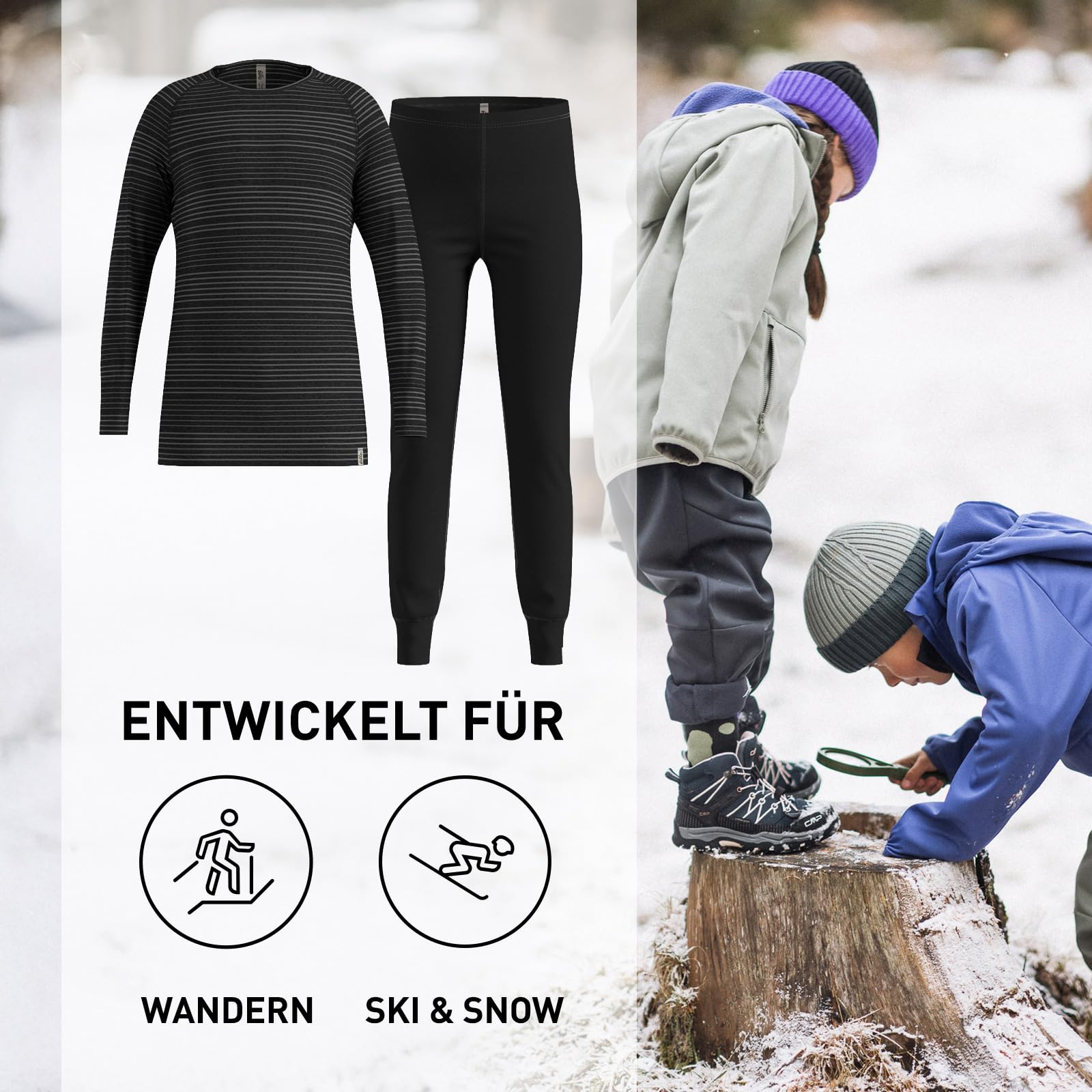 Odlo Kinder Active Warm Eco Unterwäsche Set