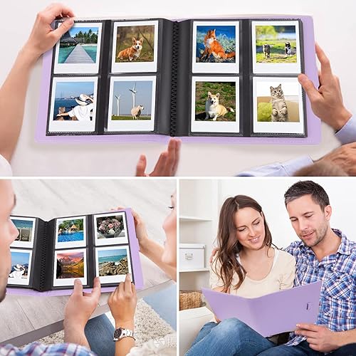 Vista 16 de Álbum de fotos de 288 bolsillos para cámara Fujifilm Instax Square SQ1/SQ6/SQ10/SQ20, Kodak Mini 3 Square, Mini Shot 3 Square, Mini Shot 3 Square