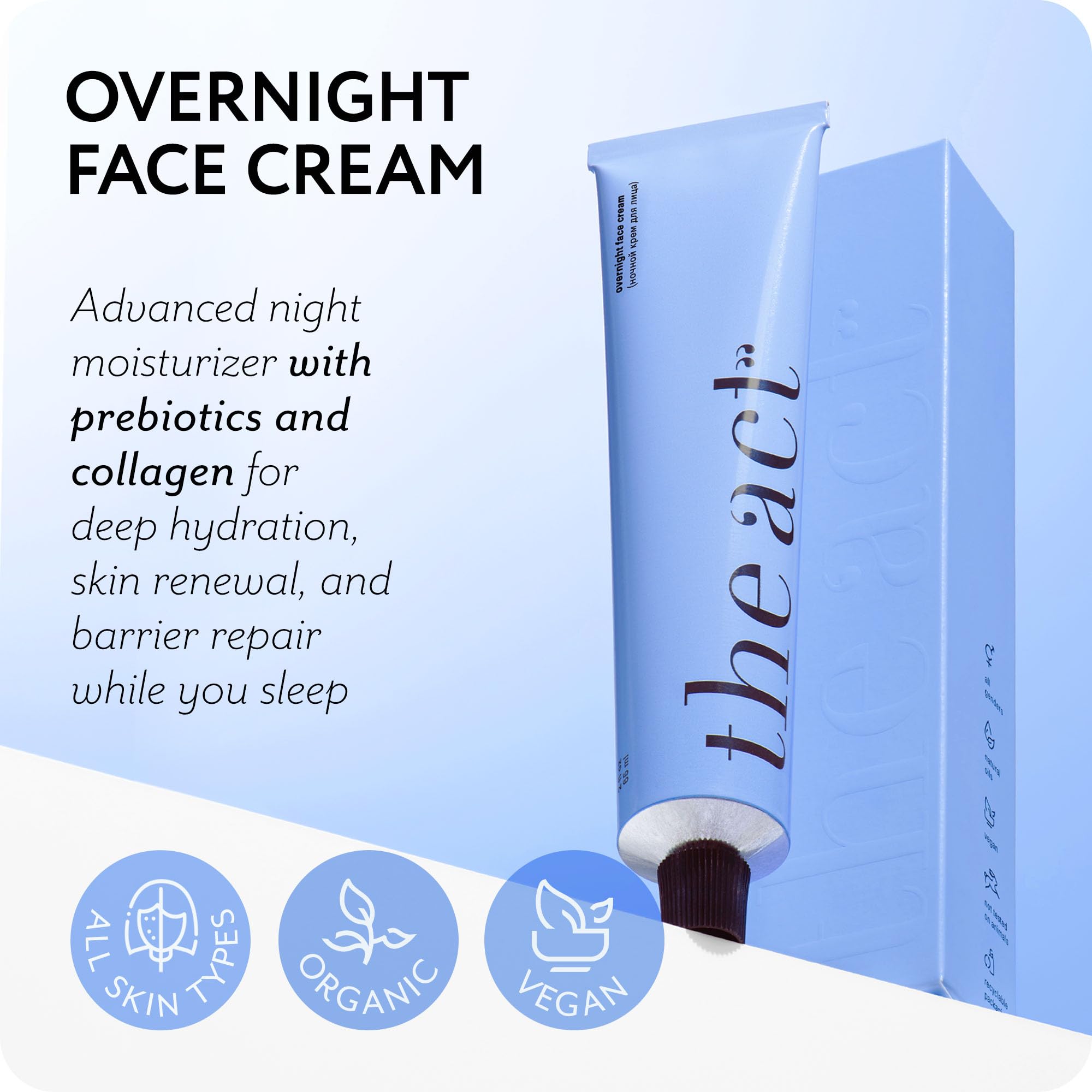 Amazon.com: The Act Overnight Face Cream with Collagen