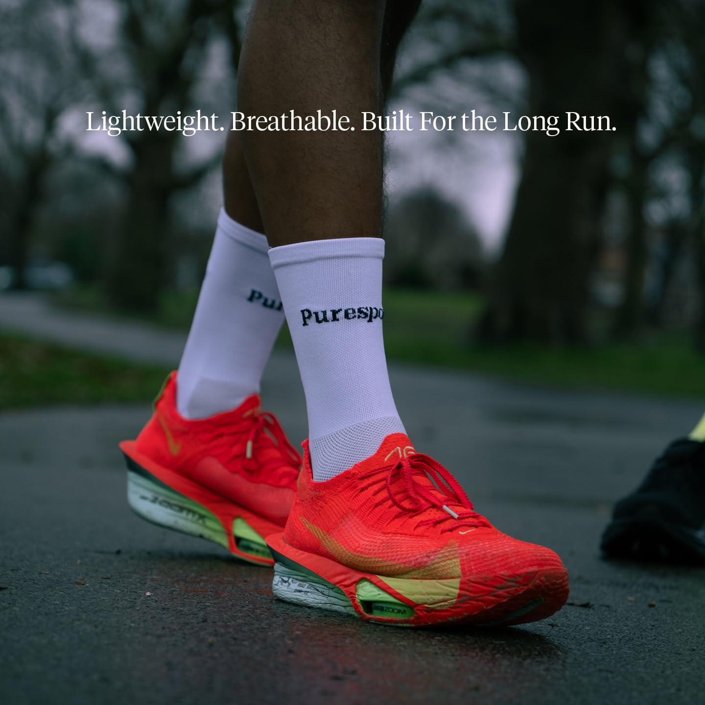 Puresport Performance Running Socks, Moisture-Wicking Training Socks with Subtle Compression for Women & Men, Ideal for Long-Distance Running, Gym & Hyrox — view 2