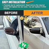 Vista 2 de Tapa de espejo lateral de fibra de carbono de repuesto para BMW 3 Series G20 320i 325i 330i 5 Series G30 525i 530i 540i M Sport 2017-2022