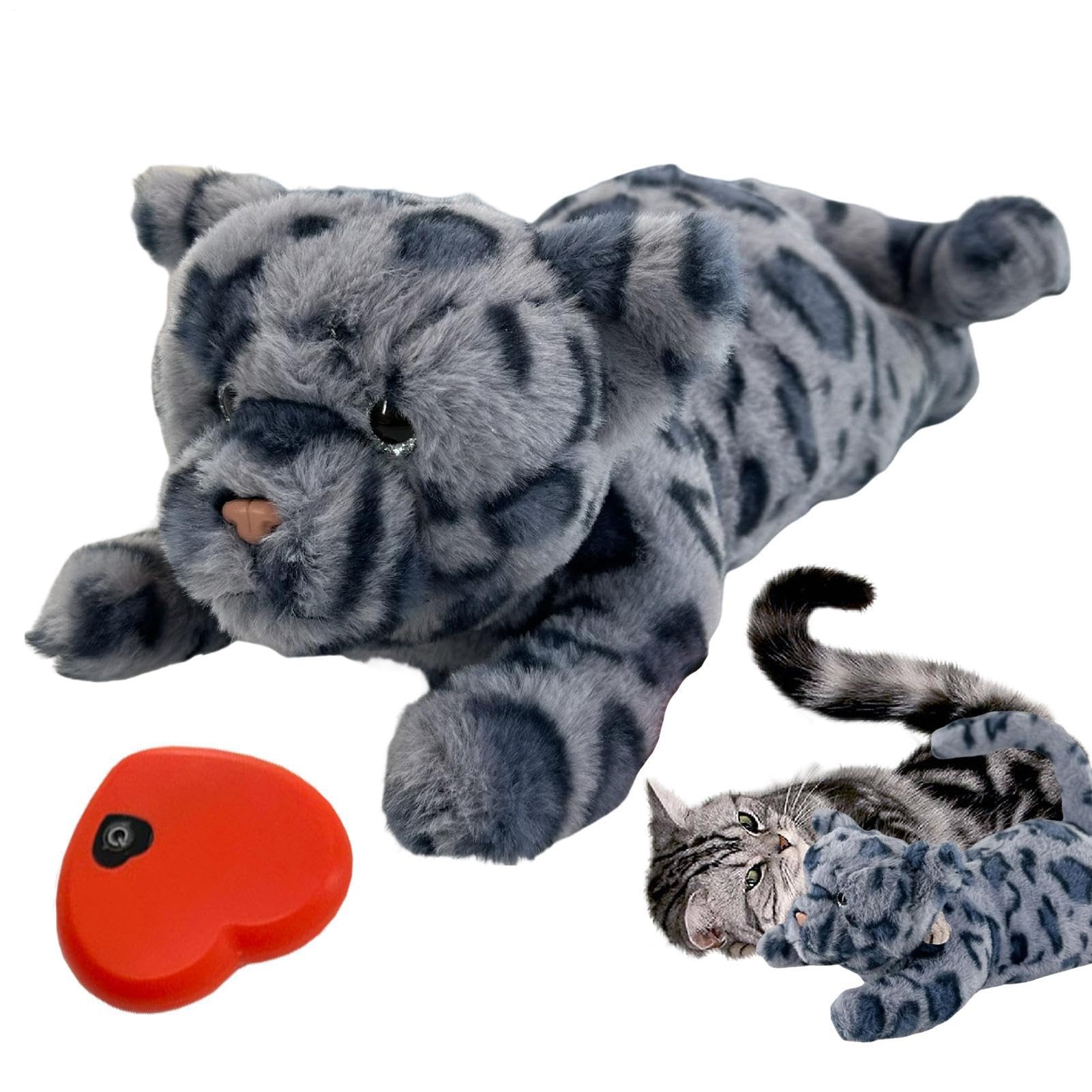 Jouet de battement de cœur pour chiots et chatons - Peluche aide au sommeil
