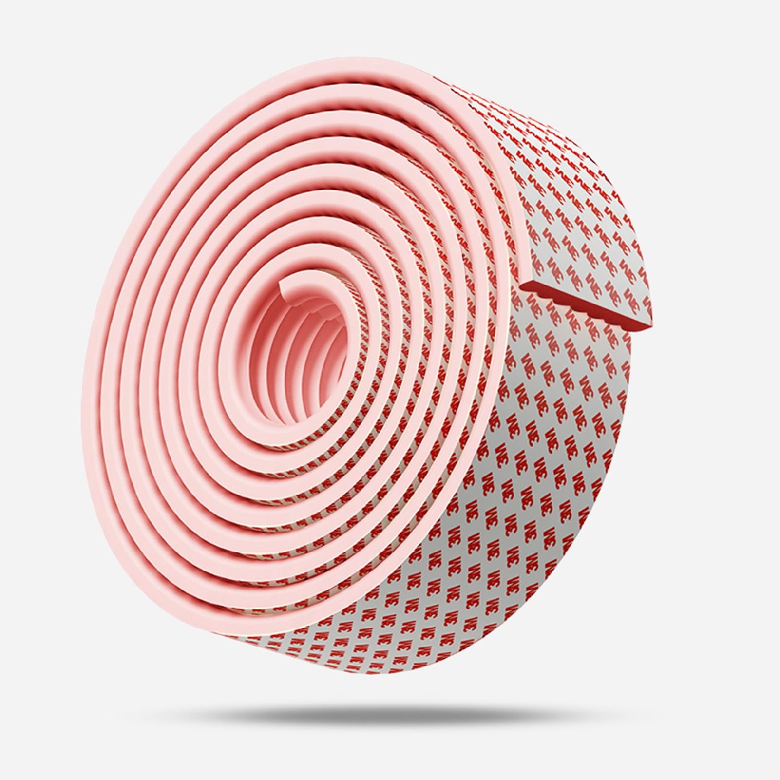 Protezione per Bordi, paraspigoli per mobili e paracolpi di Sicurezza per Bordi, Cuscino paracolpi per mobili da Tavolo con Angoli acuti (Rosa 200 cm)