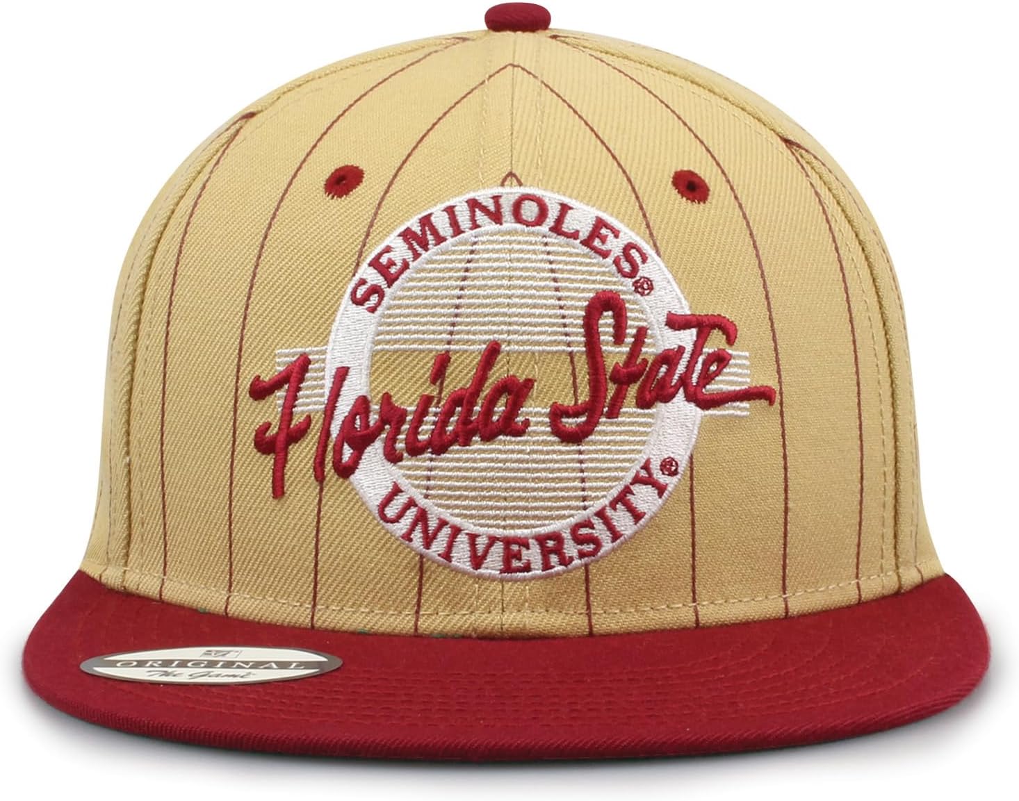 The Game NCAA Licensed Florida State Seminoles Flat Brim Snapback Hat, Florida State University Game Day Hat