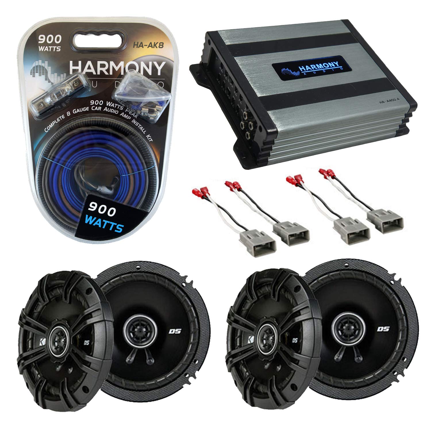 Amazon.com: Harmony Audio Kicker DSC65 Bundle Compatible with