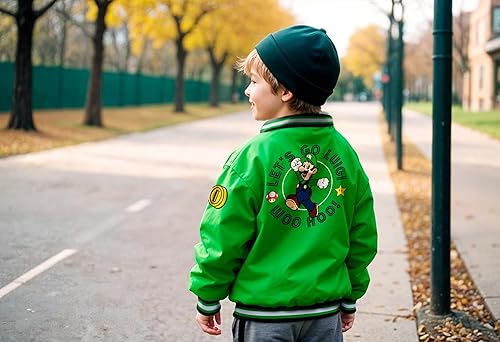 Miniatura 6 de Nintendo Chaqueta bomber Super Mario para niños chaqueta bomber Nintendo Mario y Luigi
