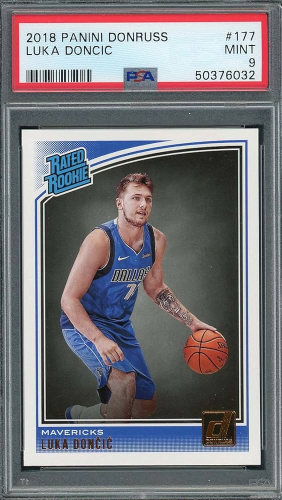 Amazon.com: Luka Doncic 2018 Donruss Rookie Card #177 | PSA 9 Mint Amazon.com: Luka Doncic 2018 Donruss Rookie Card #177 | PSA 9 Mint