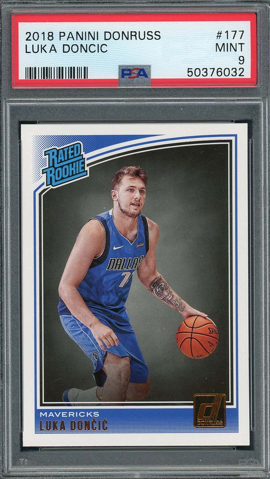 2018-19 Panini Select ドンチッチ Doncic RC Luka Doncic 18/19 Panini Select Concourse Rookie #25 PSA 9