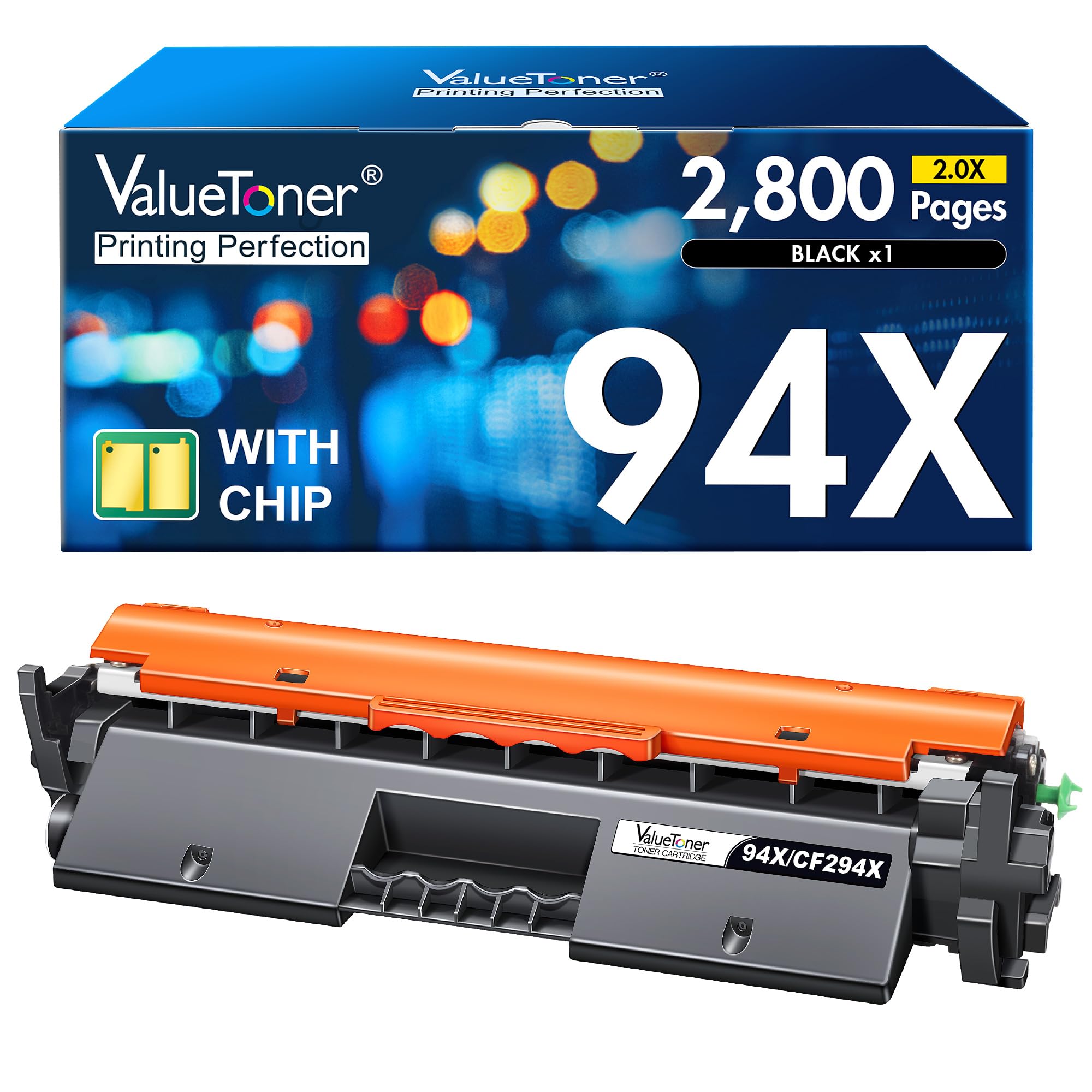 ValuetonerCompatible Toner Cartridge Replacement for HP 94X CF294X High Yield 94A CF294A to use with Laserjet Pro MFP M148dw, M148fdw, M118dw, Laserjet M148, M118 Printer, (Black, 1 Pack)