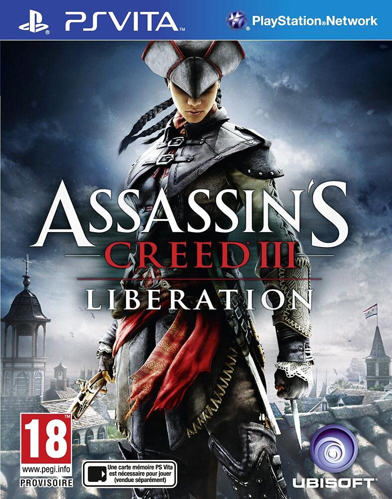 Console Playstation Vita Wifi + Jeu à télécharger Assassin's Creed III : Liberation (PS Vita) + Carte Mémoire 4 Go