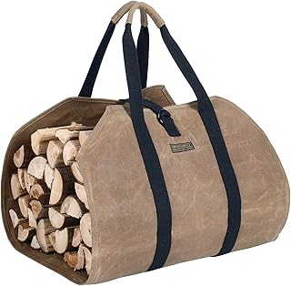 Firewood Carrier, Log Carrier for Firewood, Wood Carrying Bag for Firewood, Firewood Carriers with Handles for Fire Pit, Camping, BBQ Barbecue, Outdoor Activity