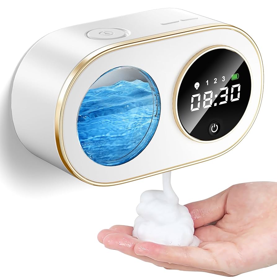 Amazon｜Wladipw 自動ソープディスペンサー タッチレス HD LED