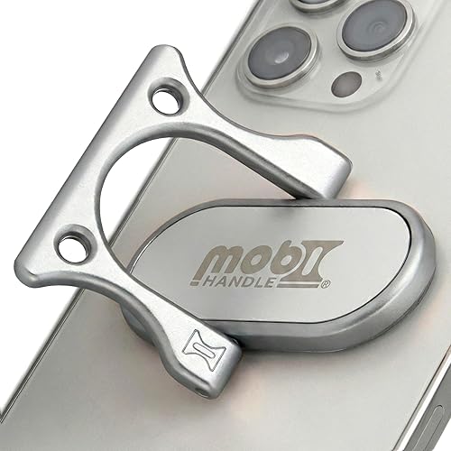 Soporte de anillo para teléfono con mango de 3 dedos, cómodo y delgado, de metal duradero, ideal para soportes magnéticos de auto 4 en 1