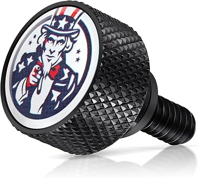 AMAZICHA Stainless Seat Bolt Fender Rear Seat Screw 1/4"-20 Thread Compatible with 1997-2026 Harley Davidson Touring XG XL Dyna Softail Sportster CVO Fatbob Black