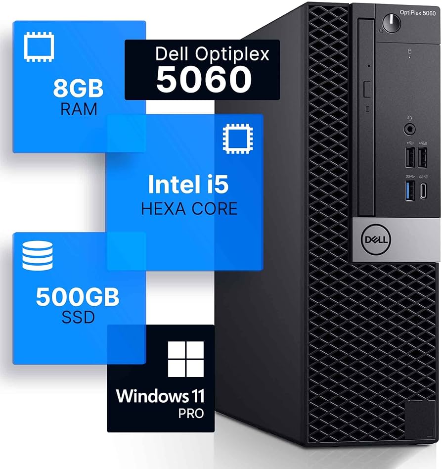 Amazon.com: Dell Optiplex 5060 Desktop Computer | Hexa Core