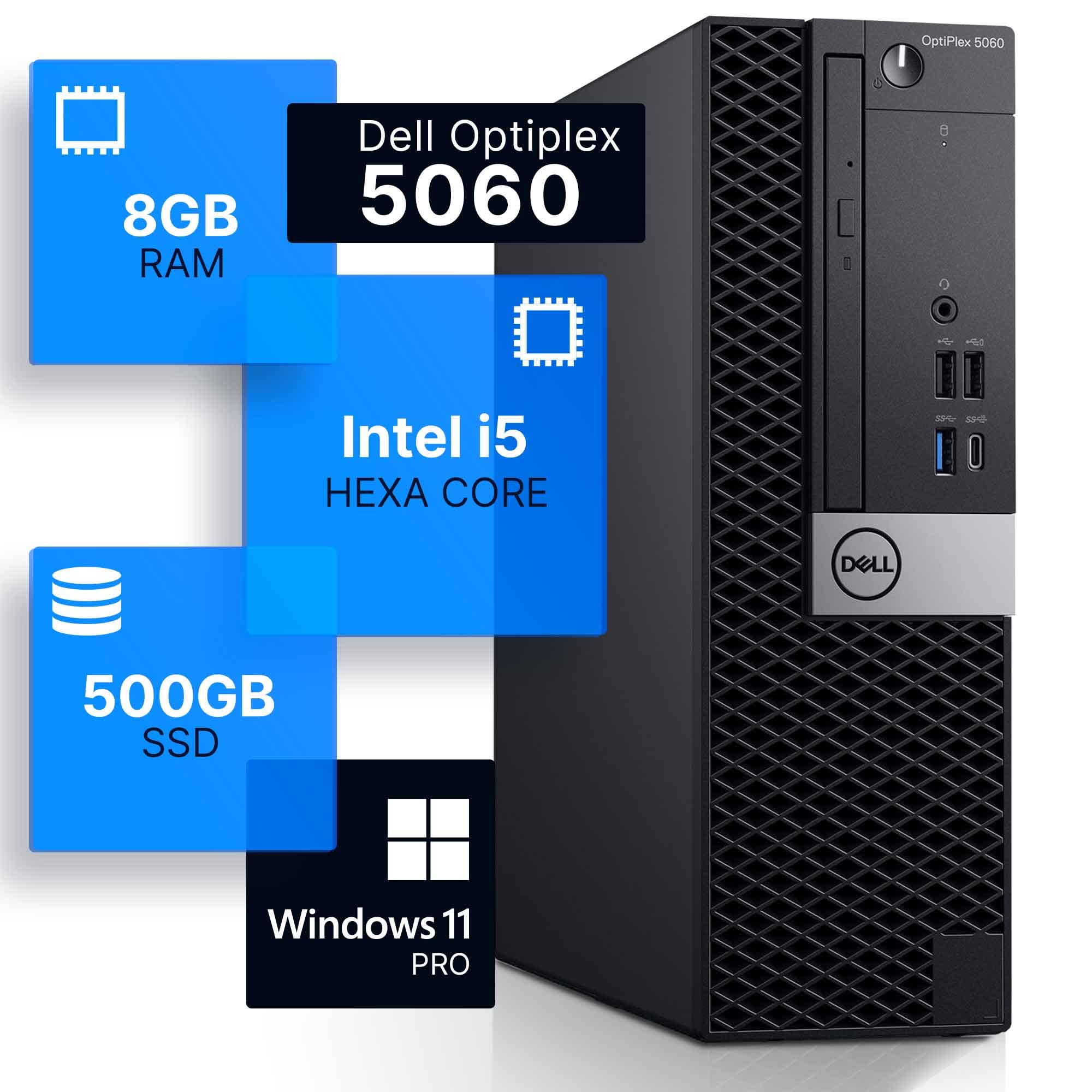 Amazon.com: Dell Optiplex 5060 Desktop Computer | Hexa Core