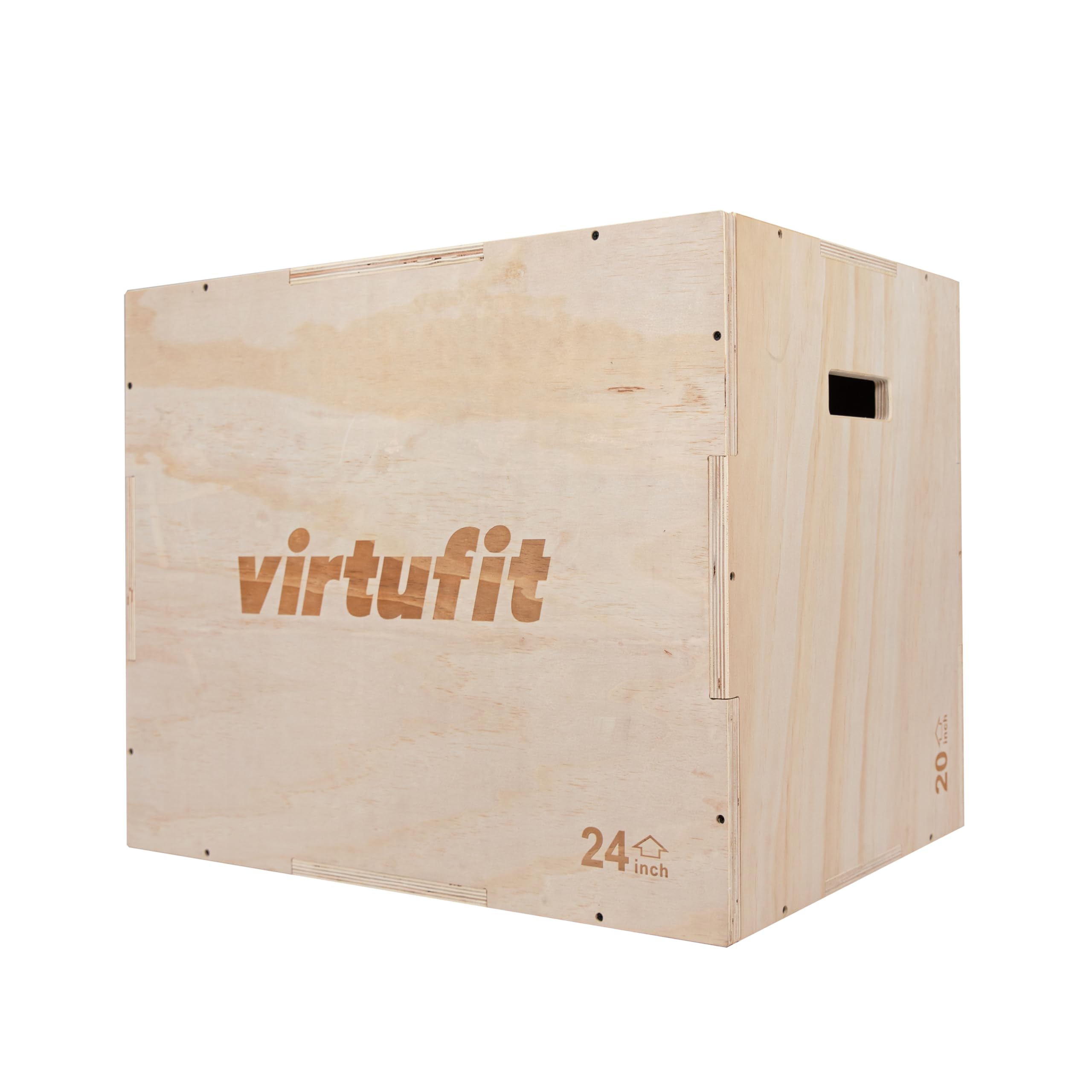VirtuFit Plyo-Box VF02055 Mixte Adulte, Bois, Taille Unique