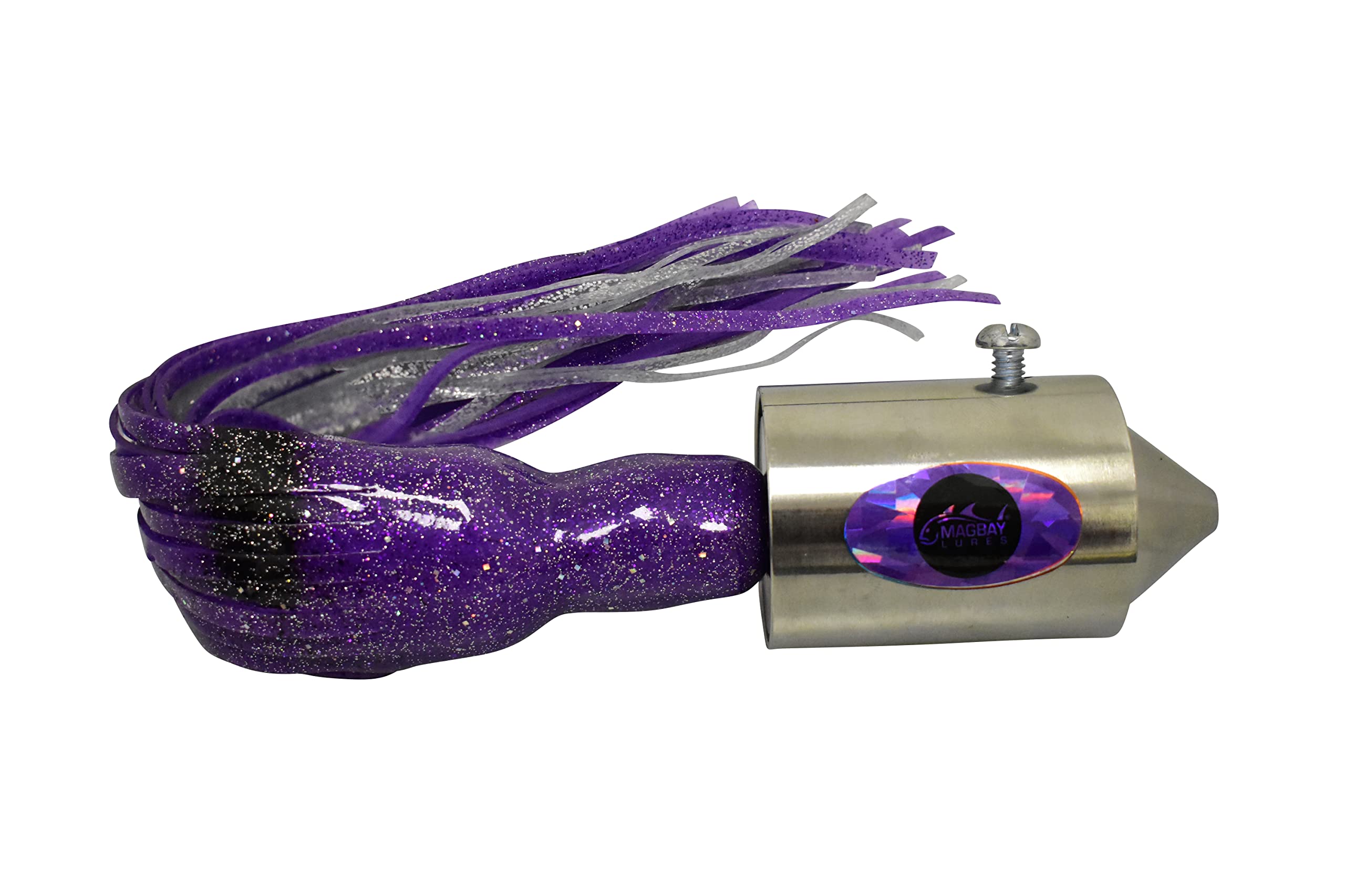High Speed Wahoo Lure - El Sincero 34oz Lure Fully Rigged (Purple Chrome)