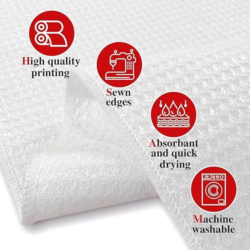 Miniatura 5 de zcyhtqp Toalla de cocina de microfibra, divertida toalla con texto en inglés "Does This Towel Smell Like Chloroform to You", multiusos, de secado