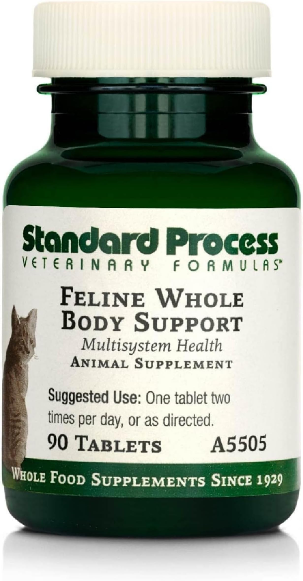 Feline Whole Body Support - Nutritional Cat Supplement for Multisystem Support - Feline Daily Maintenance Supplement - 90 tablets