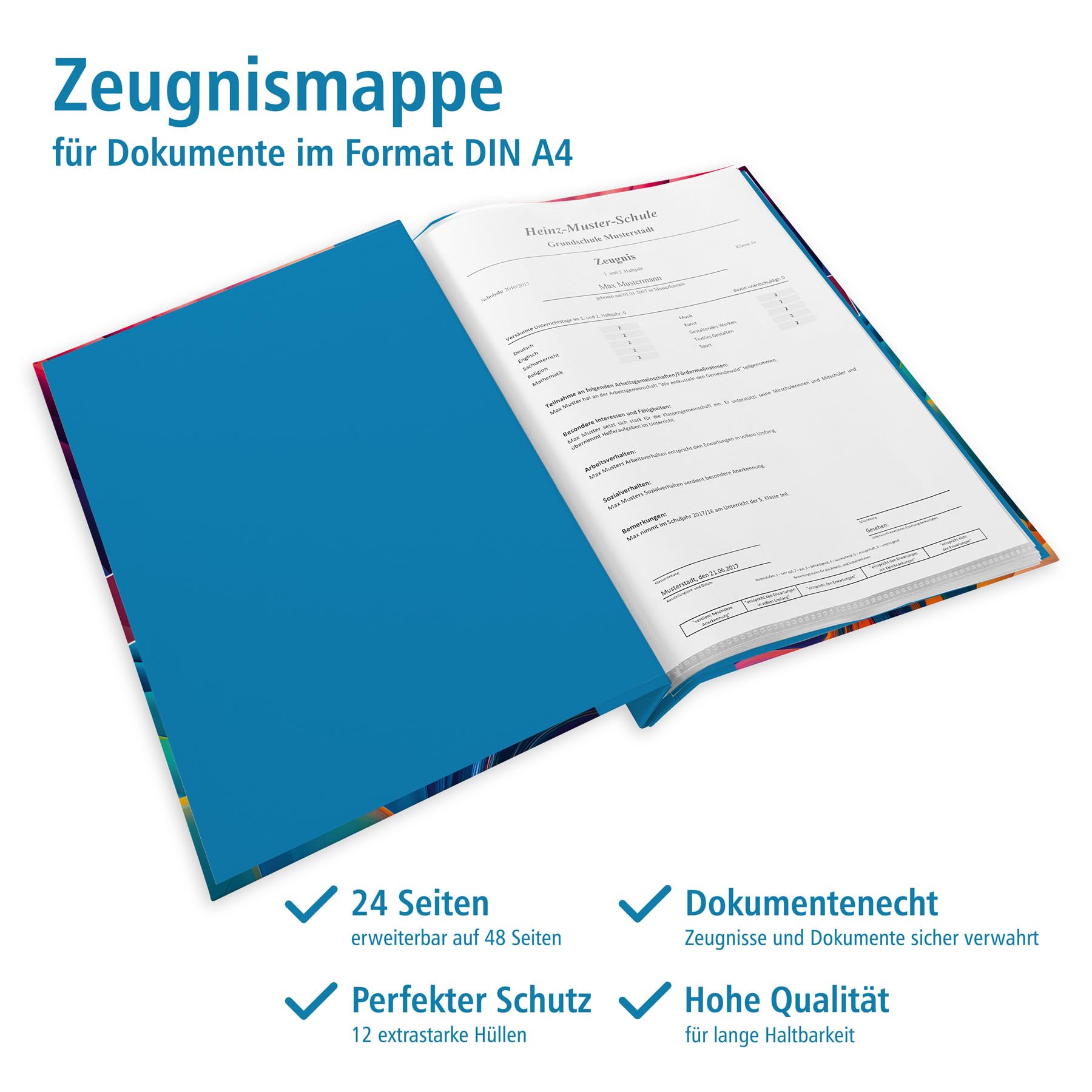 Zeugnismappe A4 für Kinder A4 School Motiv > mehr Auswahl hier Zeugnismappe A4 für Kinder A4 School Motiv > mehr Auswahl hier
