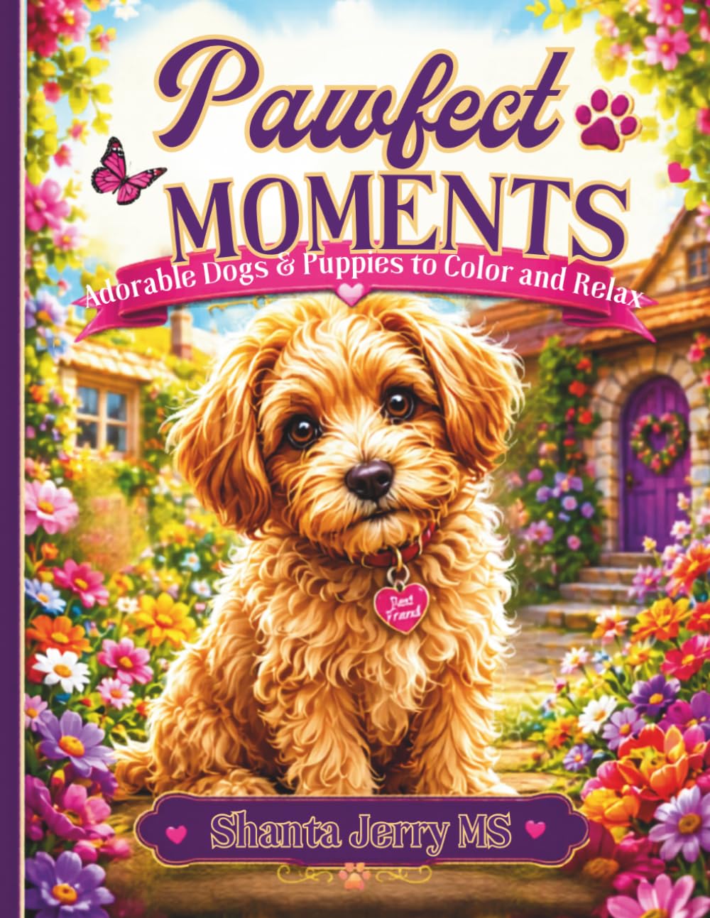 Dogs Dogs Dogs, A Fun and Relaxing Coloring Book of Cute Puppies: A Fun and Relaxing Dog Coloring Book Featuring Dogs for Stress and Anxiety Relief