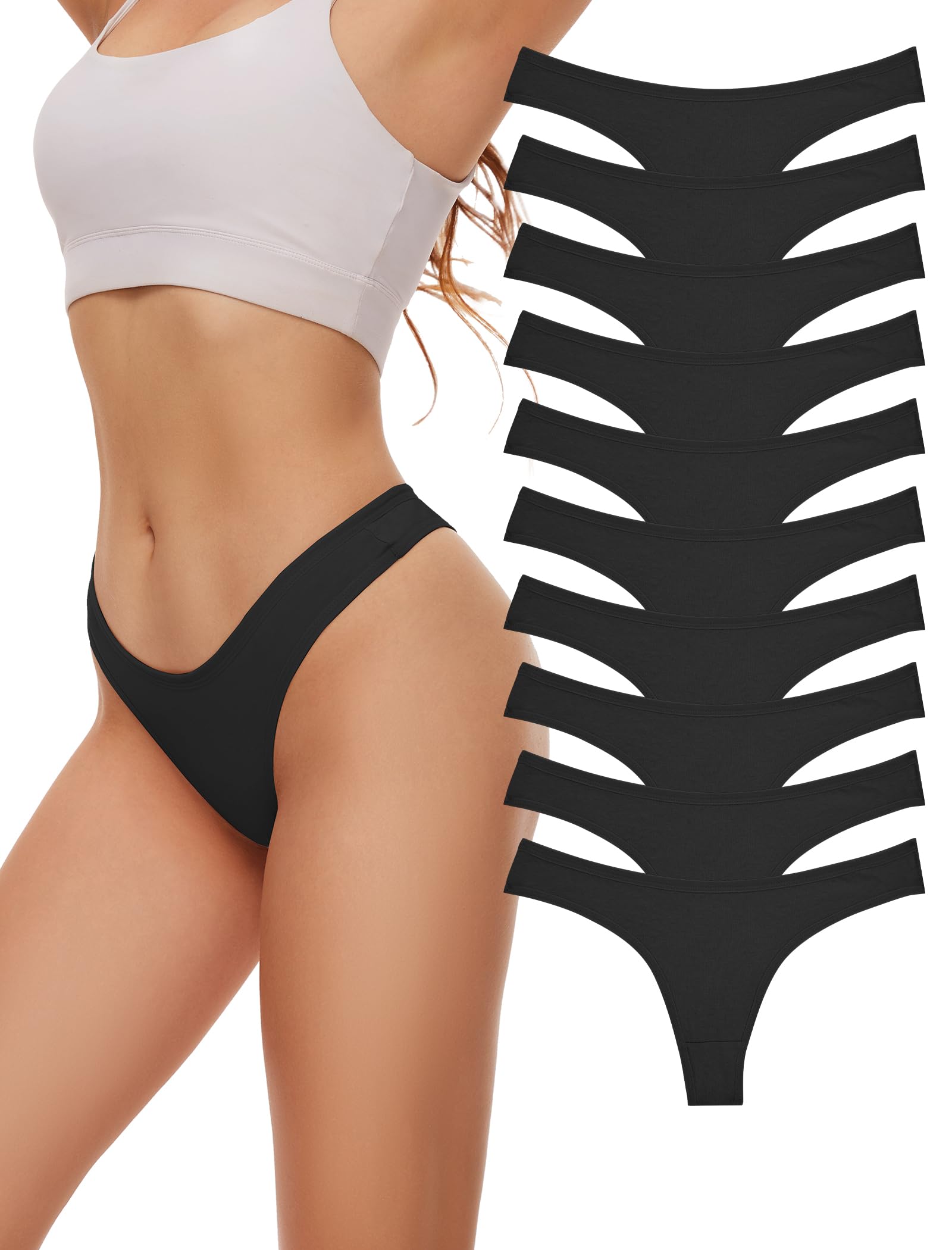 Baumwolle Tanga Damen String Damen Baumwolle Tanga Set Strings & Tangas Unterhosen Slip Unterwäsche für Frauen Mehrpack Atmungsaktiv Panties