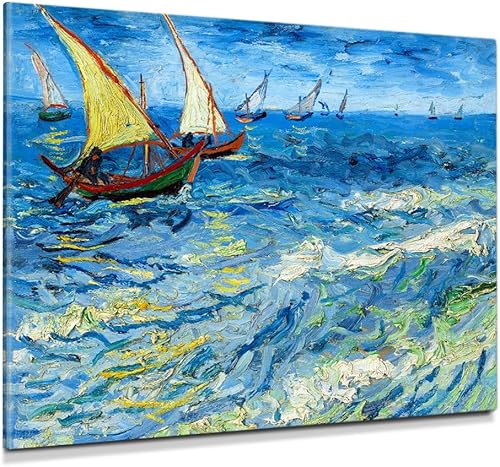 Vista 301 de DECORARTS - Almond Blossom Tree - Vincent Van Gogh Art Reproduction. Giclee Canvas Prints Wall Art for Home Decor 30x24