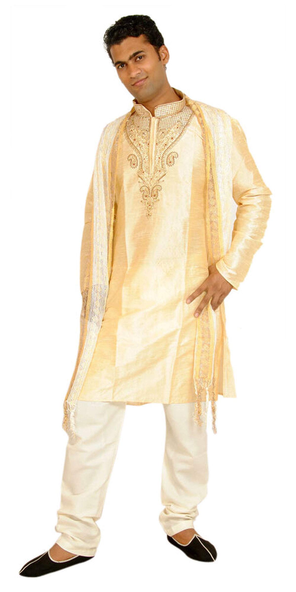 Buy Apparelsonline Gold Designer Men 