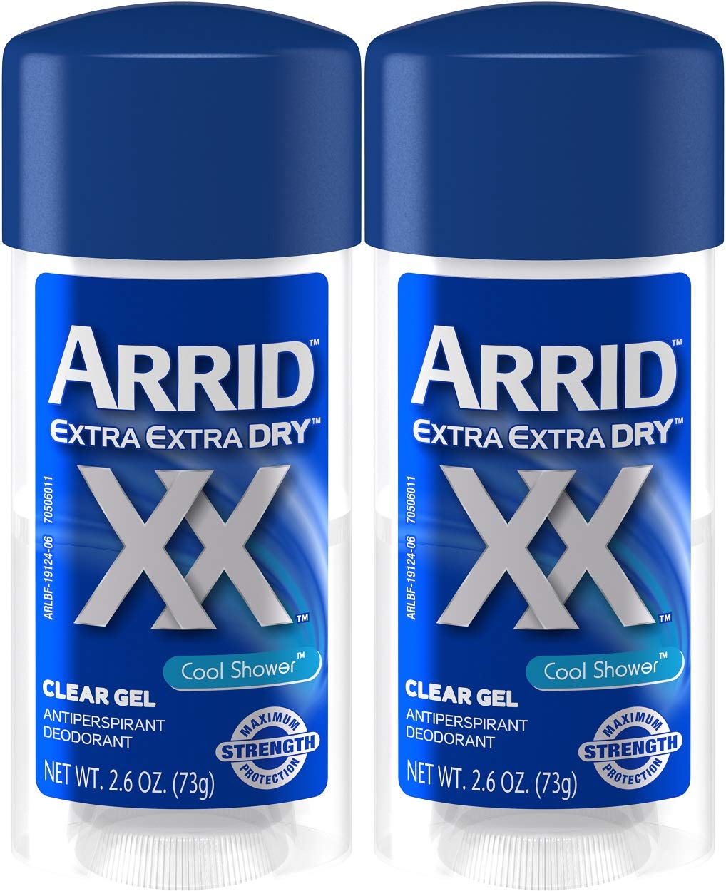 Arrid Extra Dry Clear Gel Antiperspirant & Deodorant, Cool Shower – 2.6 Ounce (Pack of 2) Arrid Extra Dry Clear Gel Antiperspirant & Deodorant, Cool Shower – 2.6 Ounce (Pack of 2)