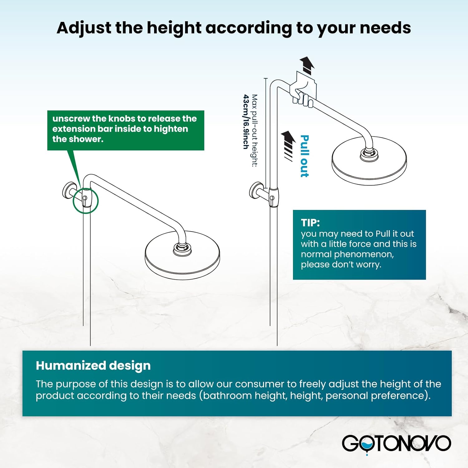 gotonovo Bathroom Shower Faucet Rain Mixer 8 Inch Round Shower Head Double Cross Handle with Tub Spout Wall Mount Bathroom Shower Fixtures 3 Function Metal Handheld Sprayer Matte Black