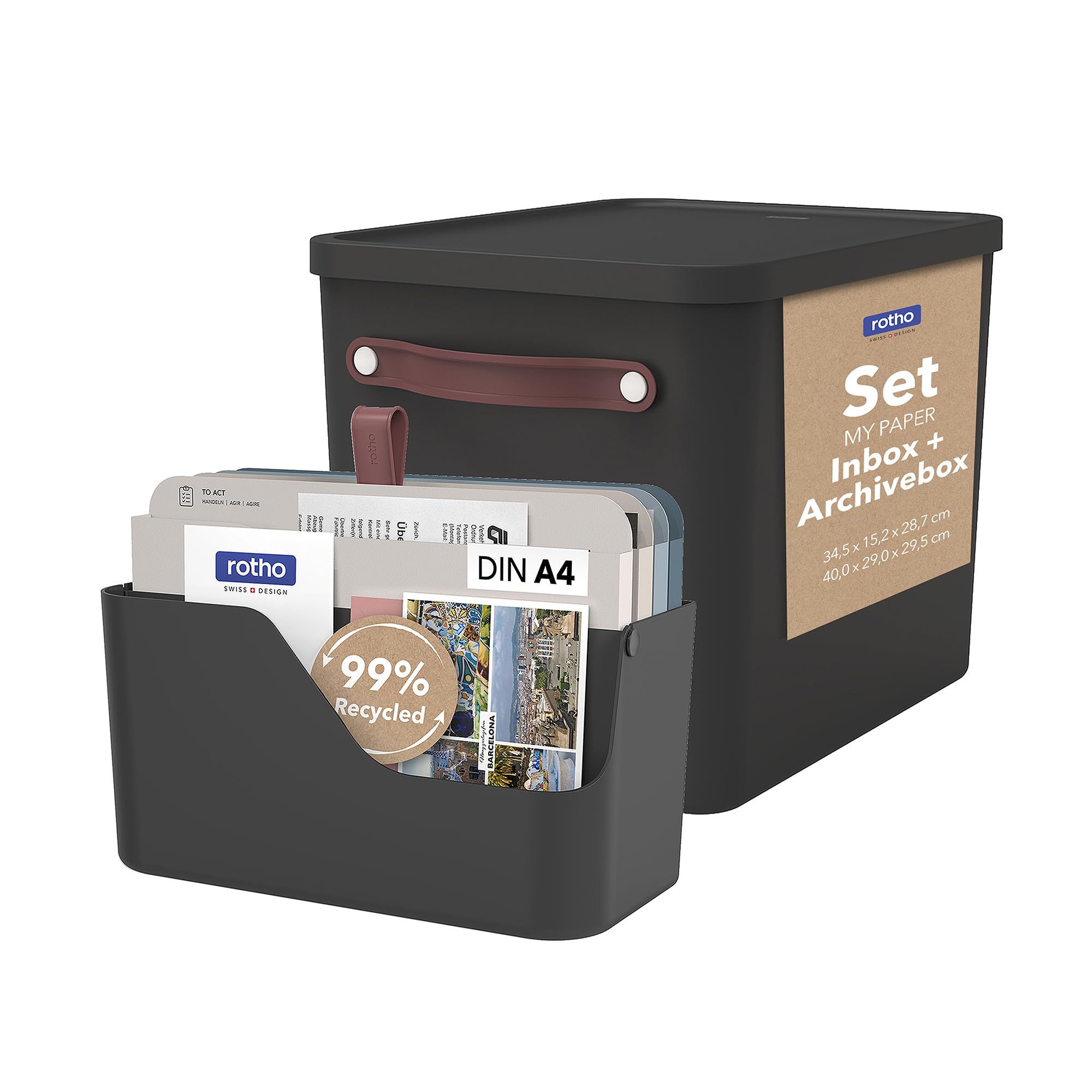 Rotho MyPaper MY PAPER Plus organizer na dokumenty, tworzywo sztuczne (PP