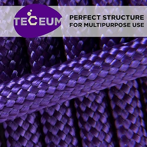 Miniatura 200 de TECEUM Cuerda de paracaídas de 750 libras – 1000 pies / 200 pies / 120 pies / 100 pies / 50 pies – Cuerda de paracaídas para campamento, Camuflaje