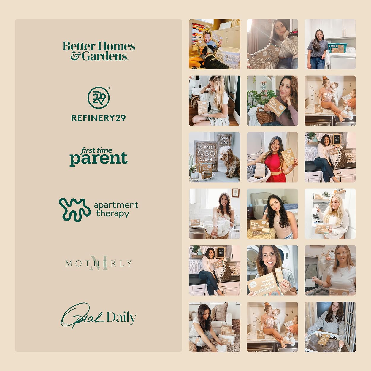 KIND LAUNDRY Detergent Sheets (Unscented) - Award Winning Eco Friendly Washer Soap Strips, Plant Based Liquidless Formula, Zero Waste, Free and Clear, Great for Travel, Camping (60 loads)