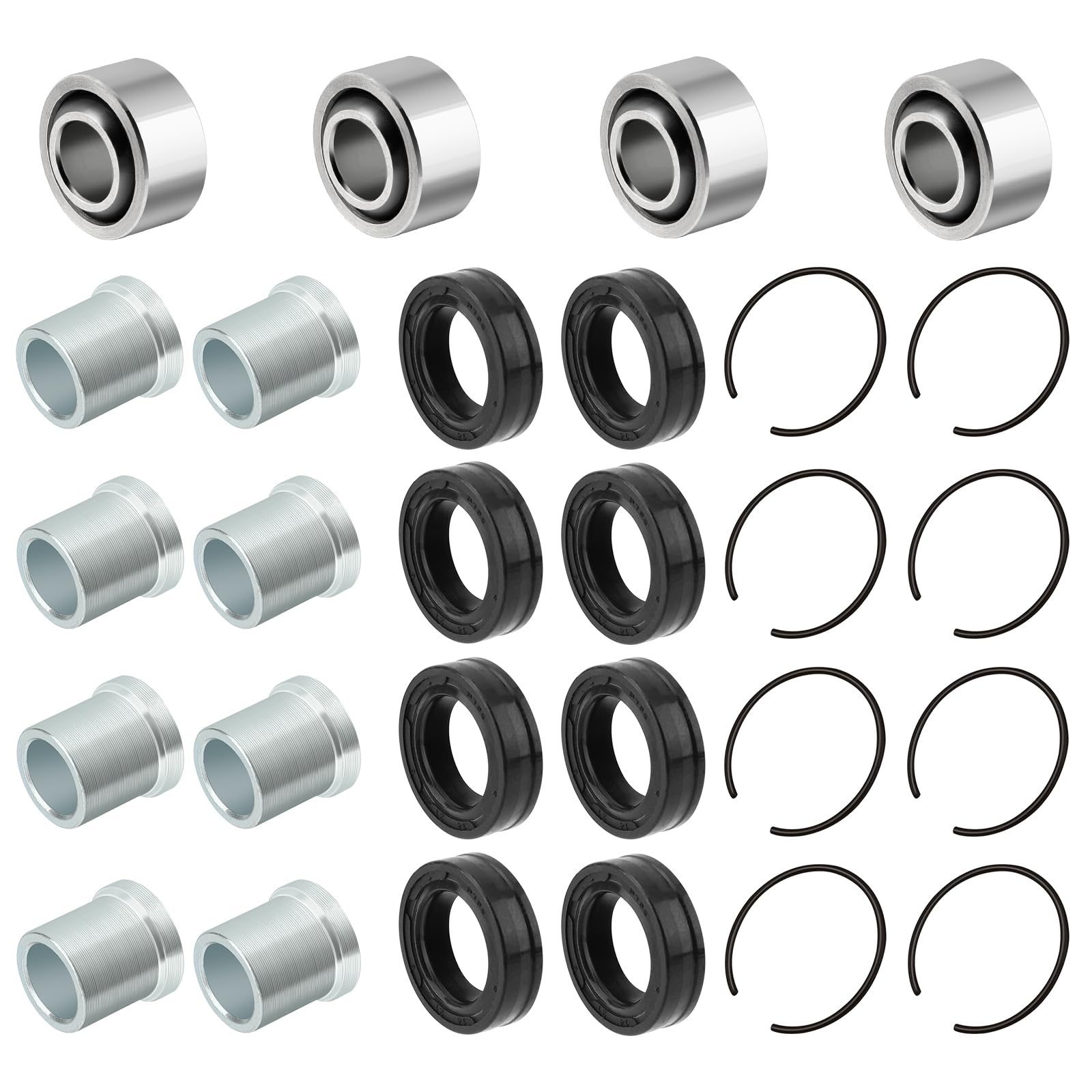Amazon.com: Front A Arm Bearing Bushing Kit Lower/Upper for Honda